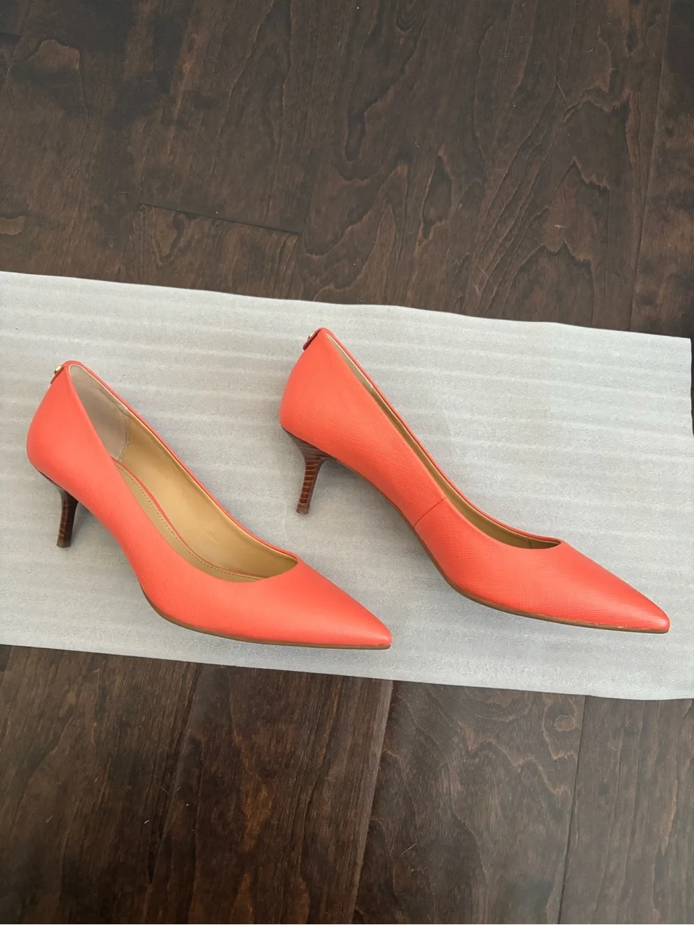 MICHAEL Michael Kors Coral Pink Pointed-Toe Heels